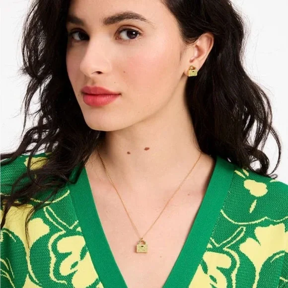 NWT KATE SPADE: Sweet Treasures Mini Purse Pendant Necklace 💚 - Picture 8 of 9